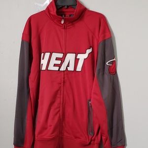 NWT NBA Magestic Miami Heat Jacket Size L